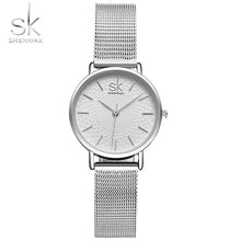 Load image into Gallery viewer, SK Super Slim Sliver Watches Women