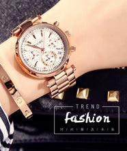 Load image into Gallery viewer, Rose Gold Steel Quartz Women