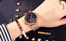 Load image into Gallery viewer, Rose Gold Steel Quartz Women