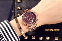 Load image into Gallery viewer, Rose Gold Steel Quartz Women
