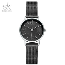 Load image into Gallery viewer, SK Super Slim Sliver Watches Women