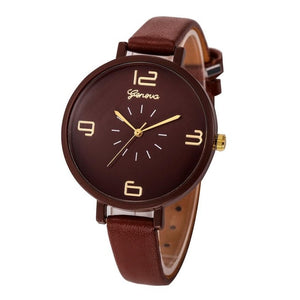 Reloj Mujer Leather Band Casual Women Watches