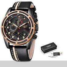 Load image into Gallery viewer, LIGE Fashion Sport Quartz