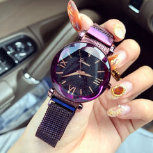 Load image into Gallery viewer, Lady Wrist Watches Luxury Brand Crystal Starry