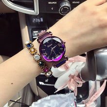 Load image into Gallery viewer, Lady Wrist Watches Luxury Brand Crystal Starry
