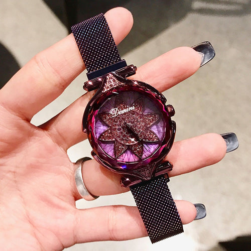 Luxury Brand Lady Crystal Wrist Watches Women
