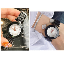 Load image into Gallery viewer, Woman Quartz Starry Wrist Watch