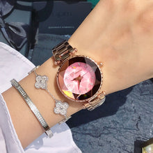 Load image into Gallery viewer, Woman Quartz Starry Wrist Watch