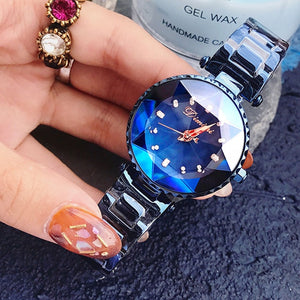Woman Quartz Starry Wrist Watch