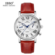 Load image into Gallery viewer, Vintage Red Leather Watches Women