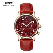 Load image into Gallery viewer, Vintage Red Leather Watches Women