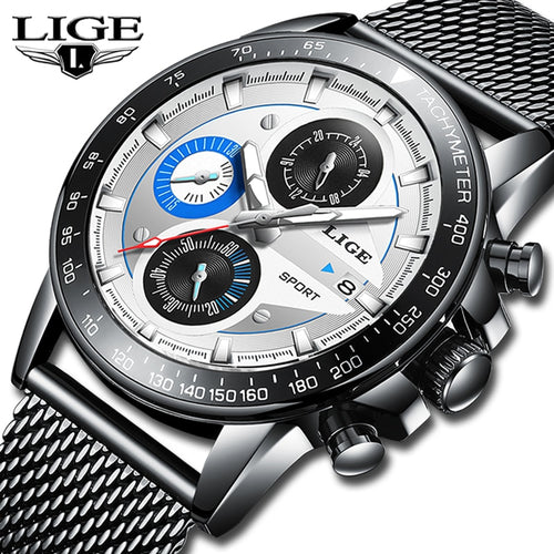 2019 LIGE Top Brand Luxury Mens Watches