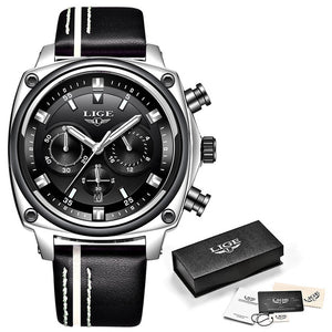 LIGE  Luxury Chronograph Watch